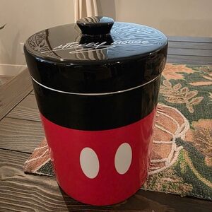 Disney Mickey Mouse Red and Black Food Storage Container
